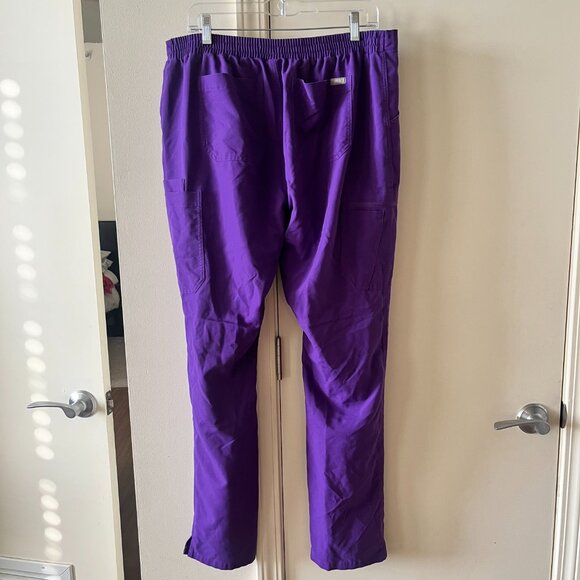 Figs HW Yola Skinny Scrub Pants/Purple/Large/Tall - Picture 4 of 7